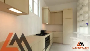 Cozinha moderna com móveis planejados ideais para aproveitar cada centímetro