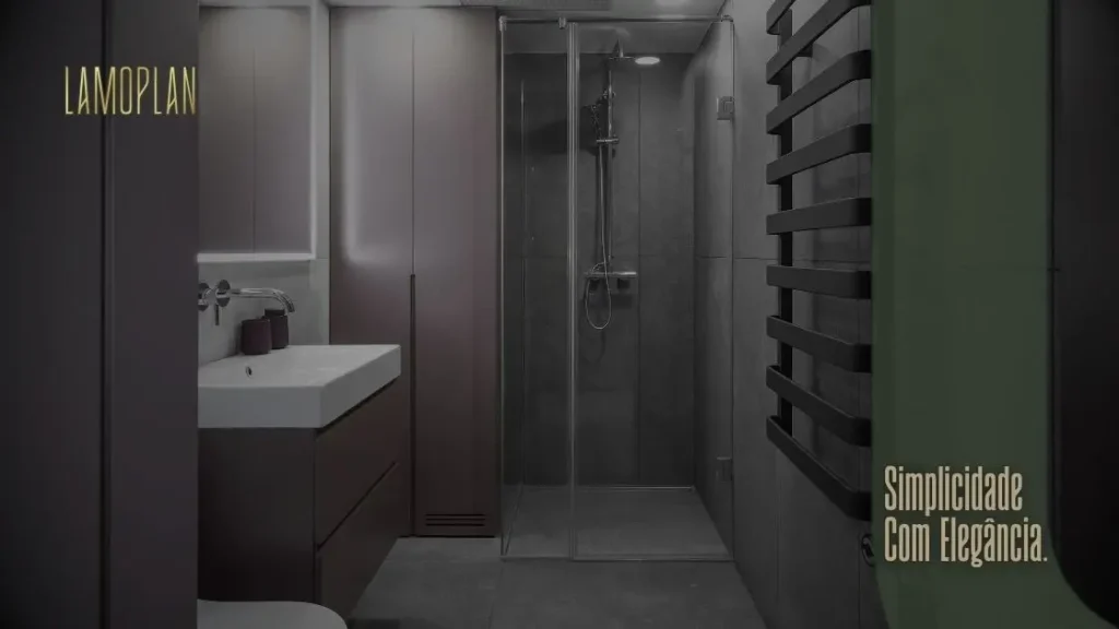 Lamoplan | Móveis Planejados para Banheiro Compacto